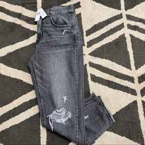 NWT: American Eagle Dark Grey Mom Jeans